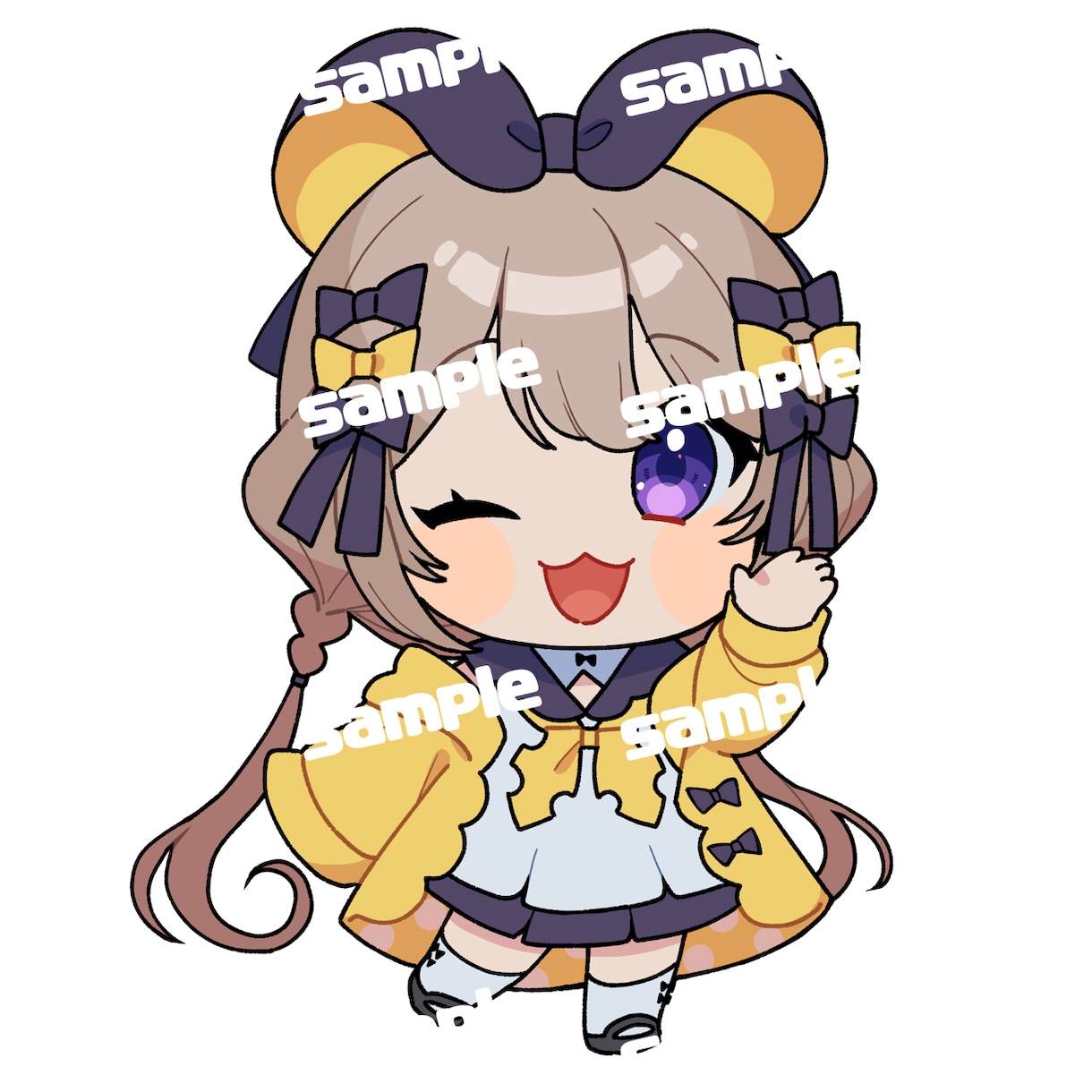 SDキャライラスト作成致します ちびキャラ、デフォルメイラストを作成致します イメージ2
