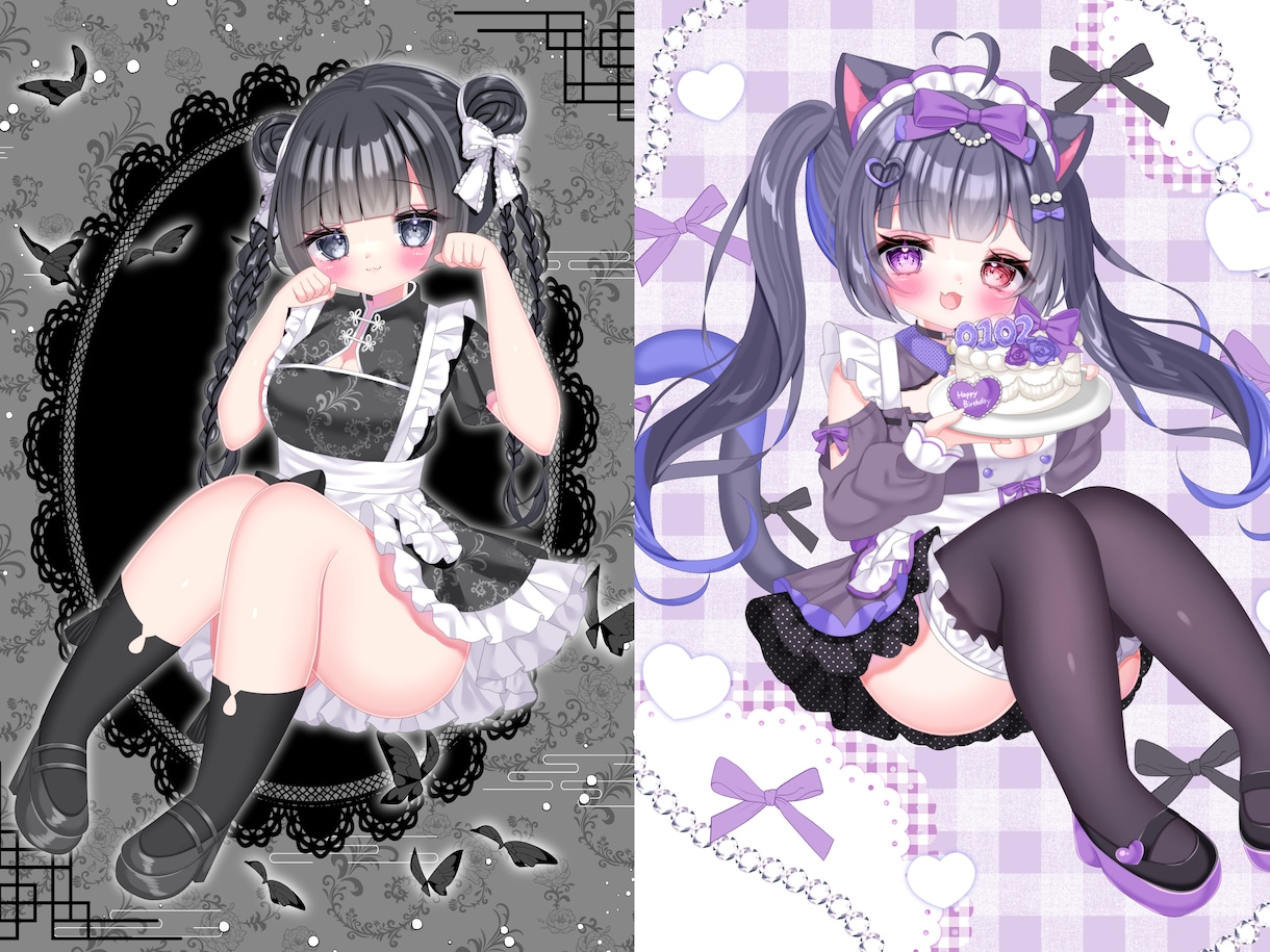 きらきらふわふわかわいいイラストをお描きします アイコンや1枚絵、MVイラストなどなんでもお描きいたします！ イメージ5