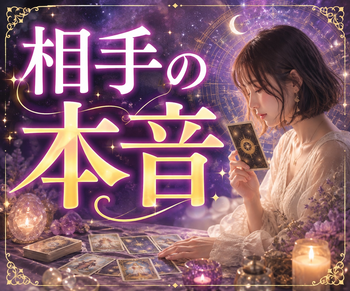実績100件まで限定価格♡お相手の本音をみます 恋愛特化のタロット鑑定♡24h以内に鑑定します イメージ1