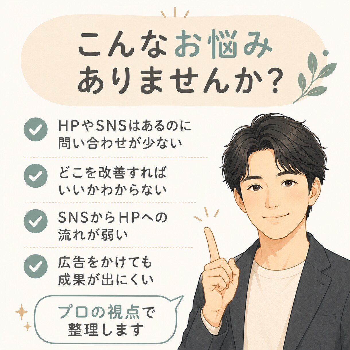 集客導線を診断します 問い合わせにつながる改善点を提案 イメージ2