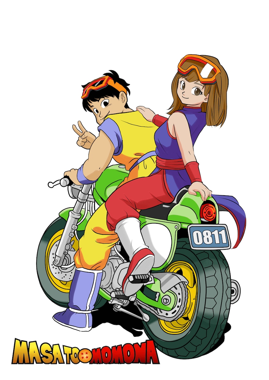 ドラゴンボール風似顔絵ウェルカムボード描きます ドラゴンボール風のキャラクター似顔絵にいたします♪ イメージ8