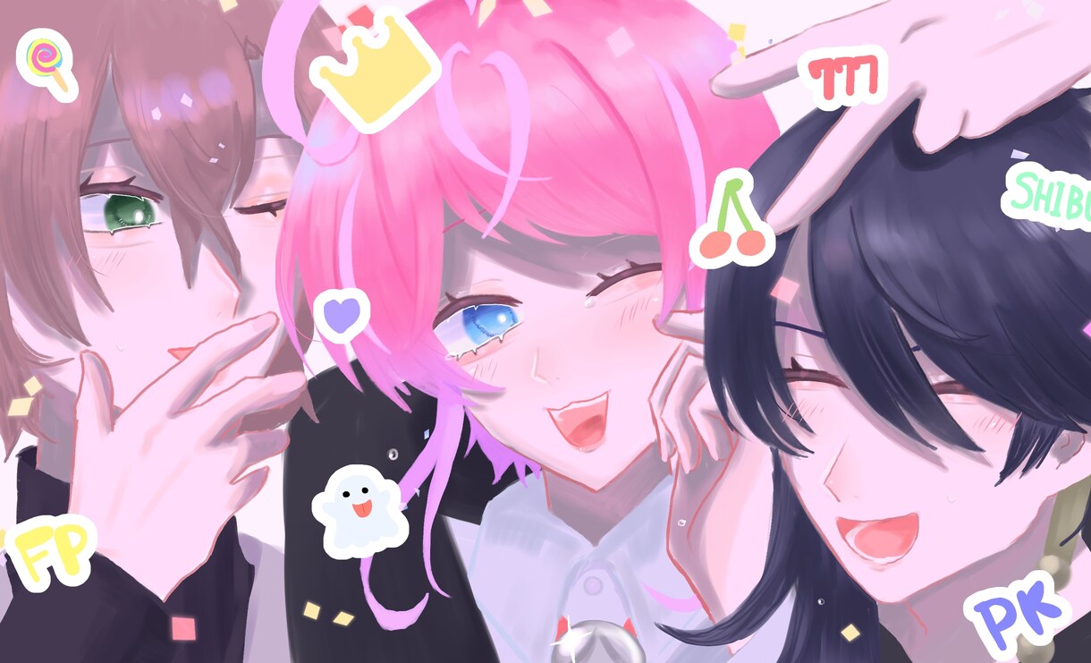 動画サムネ・アイキャッチ・うたみたイラスト描きます ゲーム実況や歌ってみたイラストも！ イメージ8