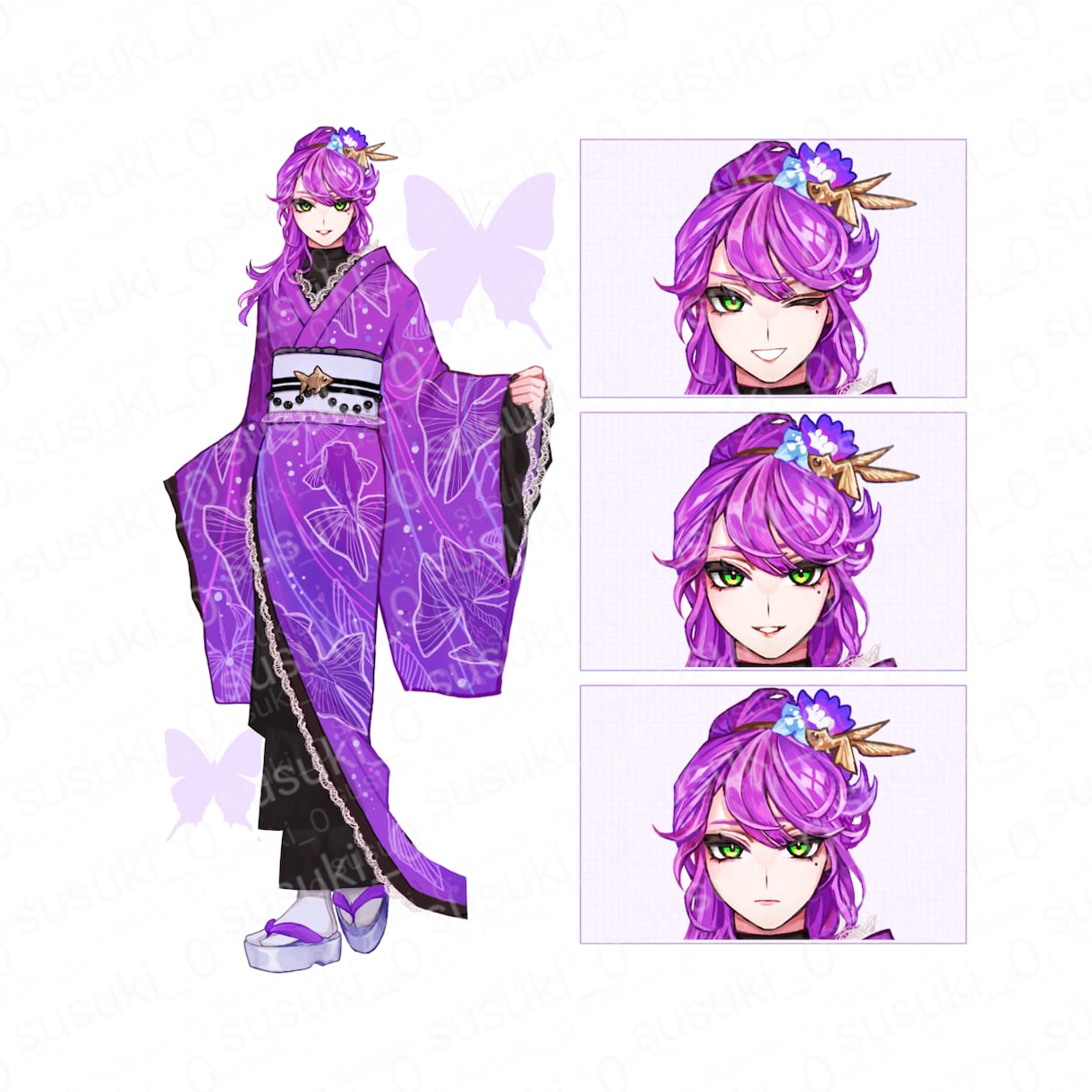 キャラクターの等身イラスト描きます キャラクターの頭からつま先までの絵を作成させていただきます！ イメージ3