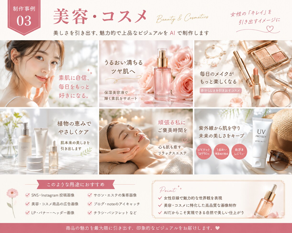 AIでSNS・ブログ・広告画像を制作します 【5件限定】AI画像3枚を1,500円で制作します！ イメージ3