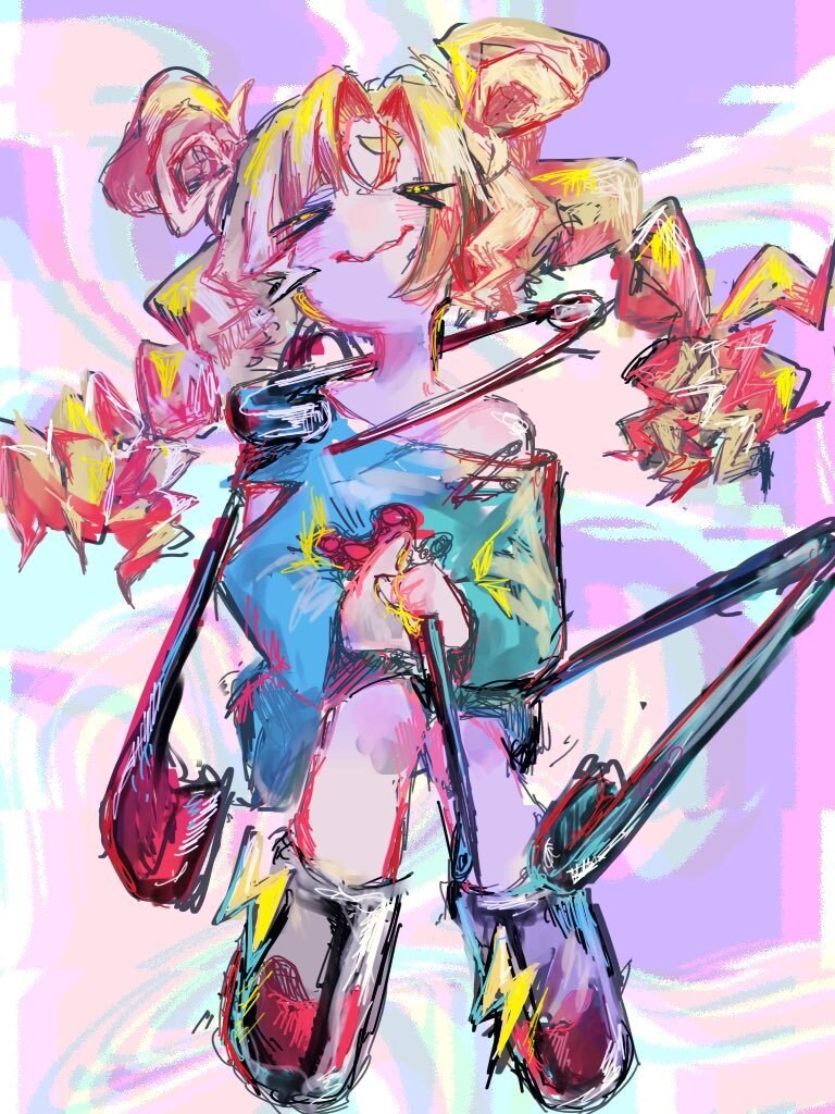 厚塗り風で魅力的な全身イラスト描きます キャラ＋簡単な背景込みで、世界観ごと仕上げます イメージ1