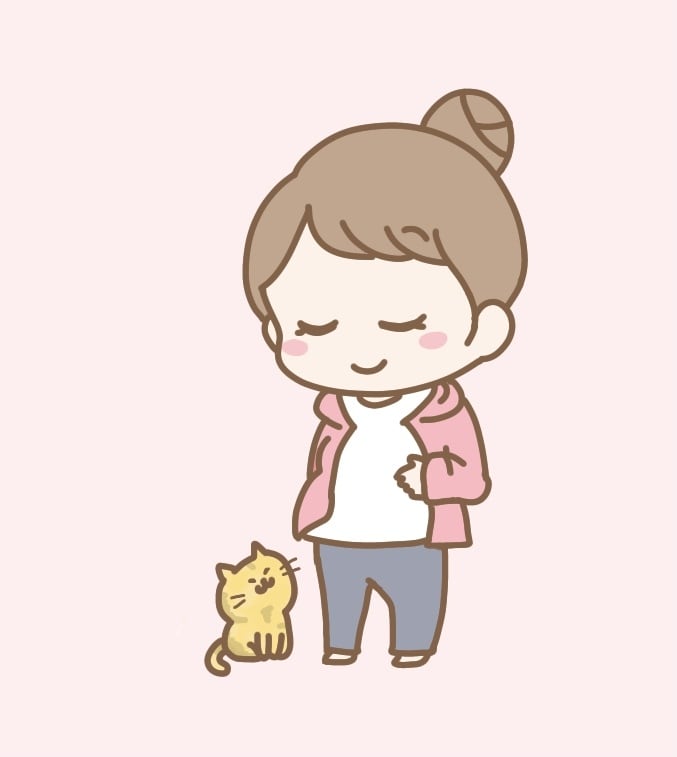 コロナ禍でも頑張る妊婦さんを応援ます こんな時期の中でも頑張る妊婦さんを絵で影から応援します！ イメージ1