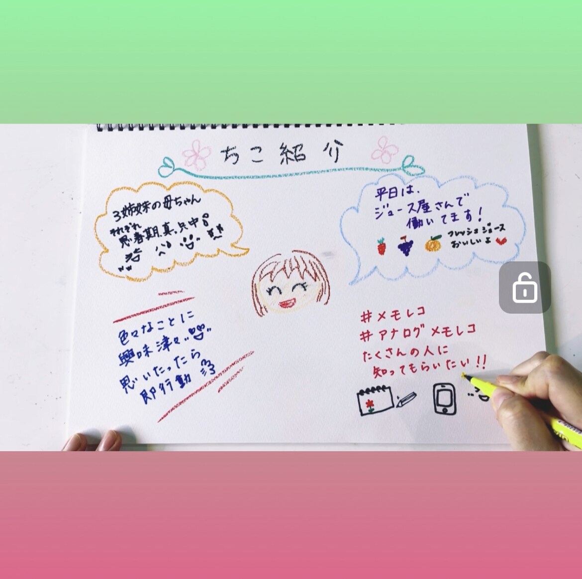 あなた色のメモレコ描きます あなたの魅力をメモレコに詰め込みます！ イメージ2