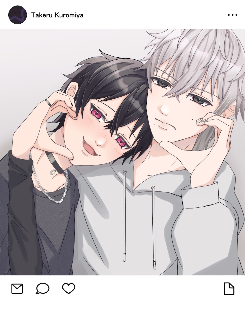 BLイラスト制作します 美麗系なBLイラスト・ご相談受け付けます！ イメージ3