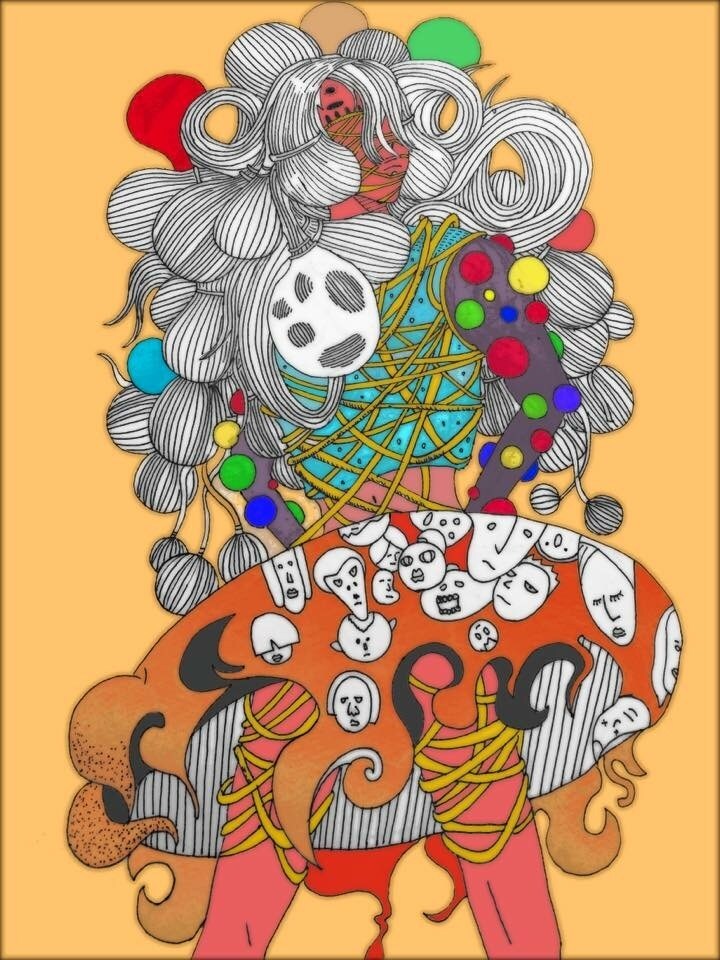 個性的なイラスト・似顔絵・本のカバーなど描きます ビビッドな色使いでどこへでても目を引くデザインを提供します イメージ10