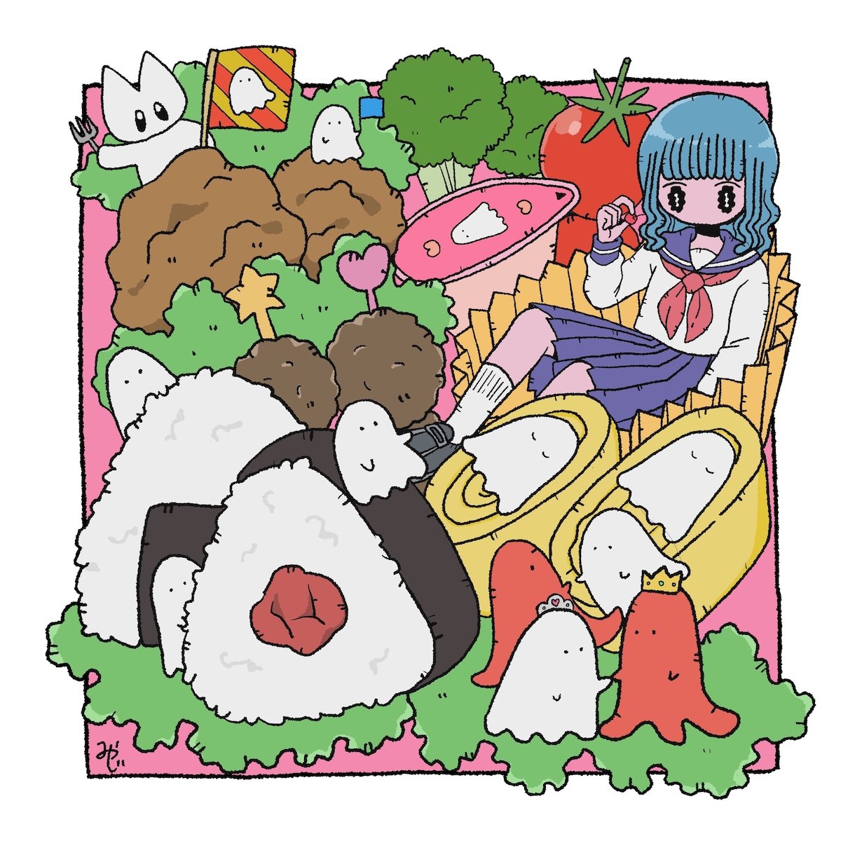 マットでレトロ、どこか不思議なイラストを描きます シュールで個性的な世界観を描くのが得意なイラストレーター。 イメージ2