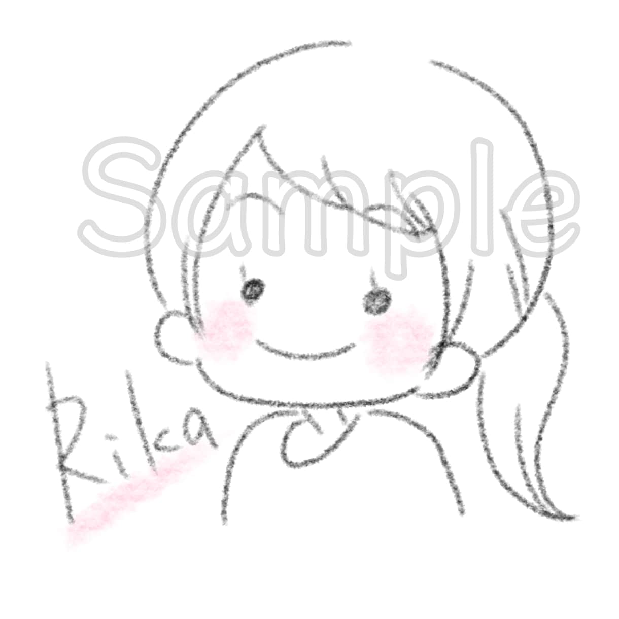 鉛筆で描いたよぅなシンプルなイラスト作成します アイコン、似顔絵、記念日、挿絵など幅広くお使い頂けます！ イメージ6
