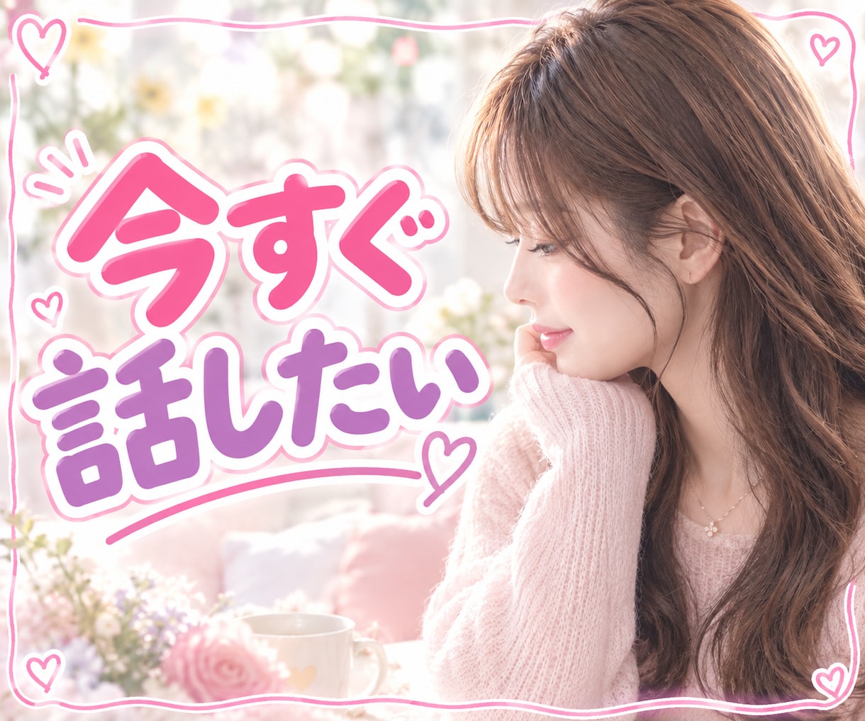 今すぐ話したい！どんなお話も聞ます 吐き出してスッキリしましょう✨ イメージ1