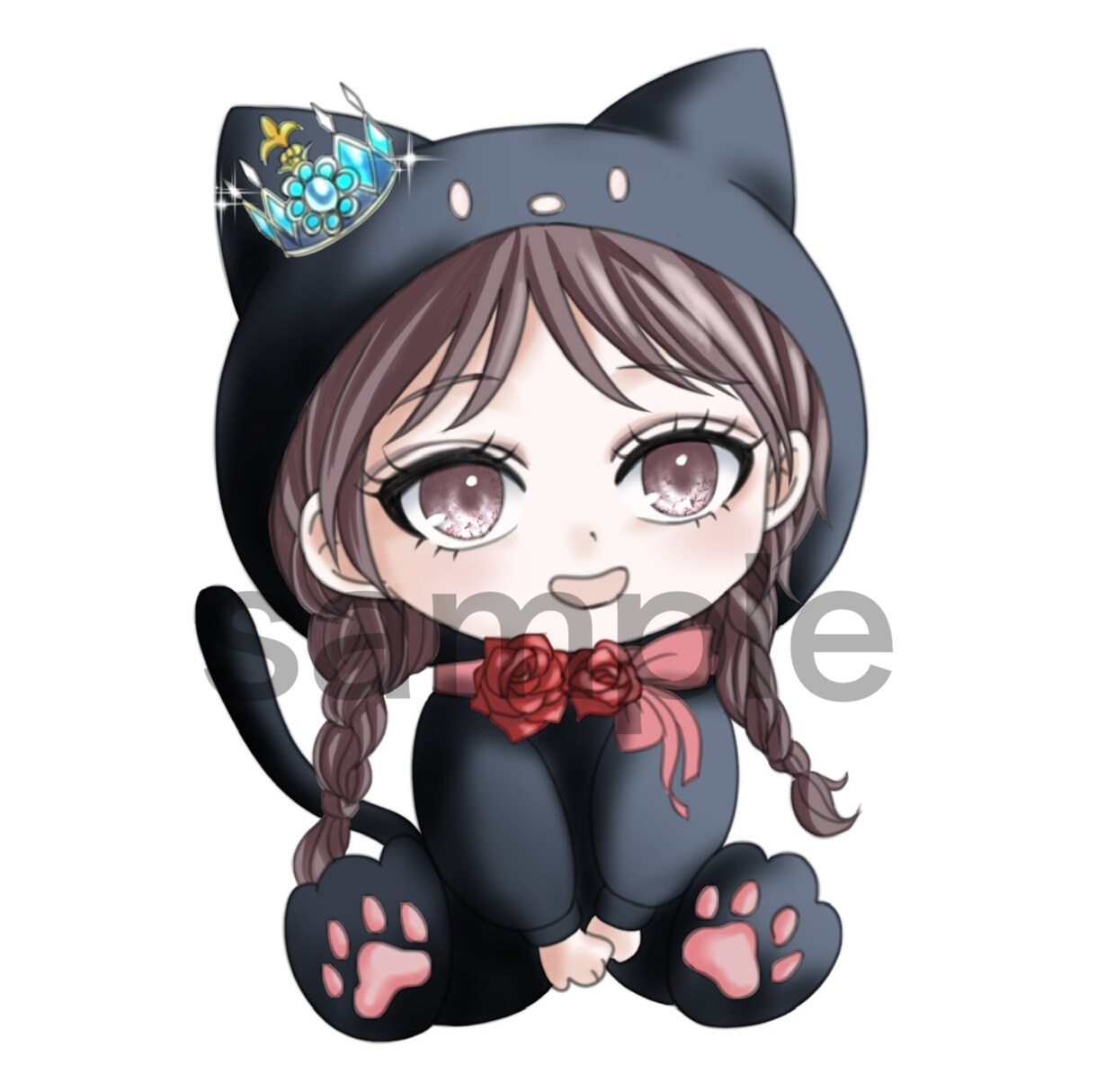 あなたのミニキャラ作成します ミニキャラをデザインしてお描きします！！！！！！！！！！！！ イメージ5