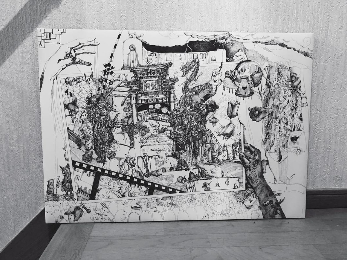ユニークな「ボールペン画」を描きます ＊世界に１つだけ、特別なボールペン画はいかがでしょうか？？＊ イメージ2