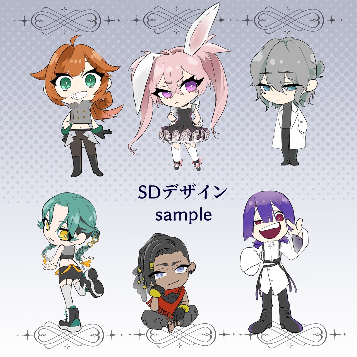 立ち絵制作致します TRPG/SNS/ゲーム制作/動画等に使用OKな立ち絵制作！ イメージ5