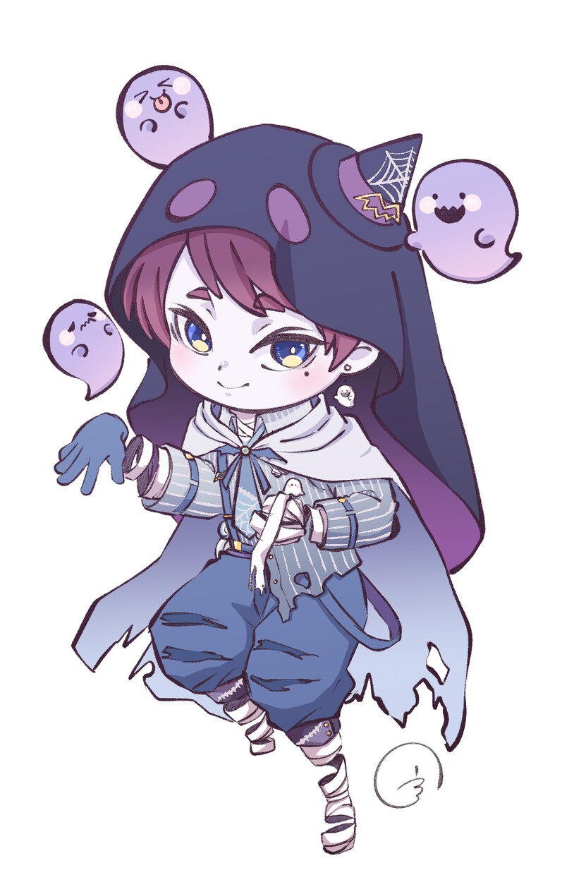SDキャラ作成いたします SDキャラの立ち絵※アニメ塗りメインになります イメージ4