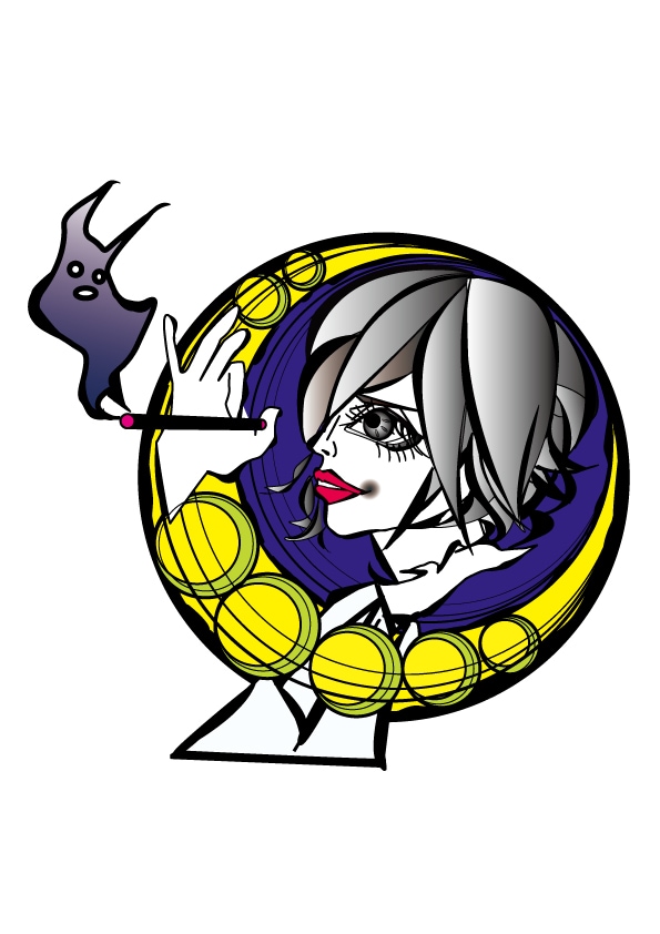 昭和レトロ切り絵風な心のこもった似顔絵描きます 私の似顔絵には愛と心だけは詰まっております！！！！！！！！！ イメージ7