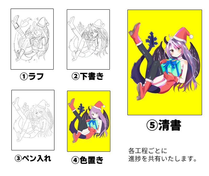 萌え・映え・可愛いイラスト描きます プロが迅速丁寧にご提供！SNS、web、紙媒体などにどうぞ！ イメージ5