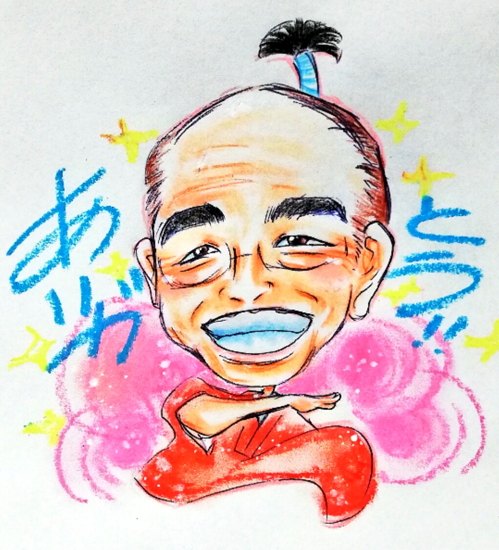 アナログ似顔絵、推し、キャラ描きます アナログなので二度と同じの掛けない世界に1点！！ イメージ1