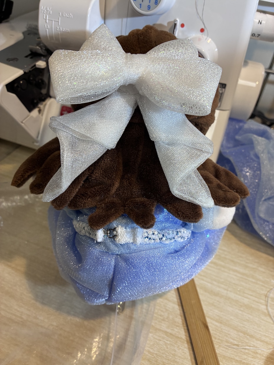 推し！？自分？をオリジナルぬいぐるみにしてみます デザイン。刺繍、縫製は工業ミシンで。 イメージ8