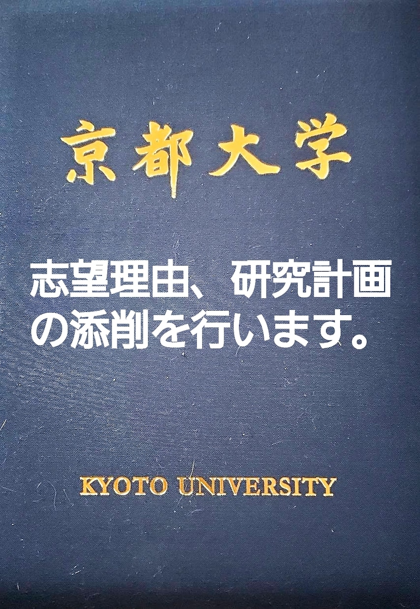 研究計画書作成のサポートをします 大学院研究計画書の対策支援を致します。 イメージ1
