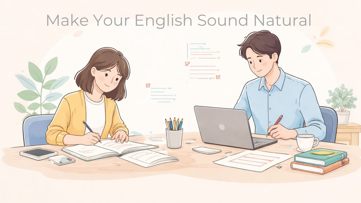 English Proofreadingます Clear and natural English イメージ1
