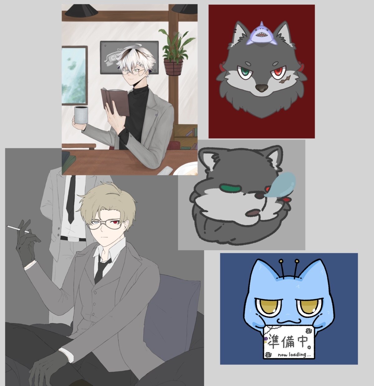 SNS等に使えるアイコンや立ち絵を制作します 配信にも使えるアイコンから立ち絵まで幅広く受け付けてます イメージ3