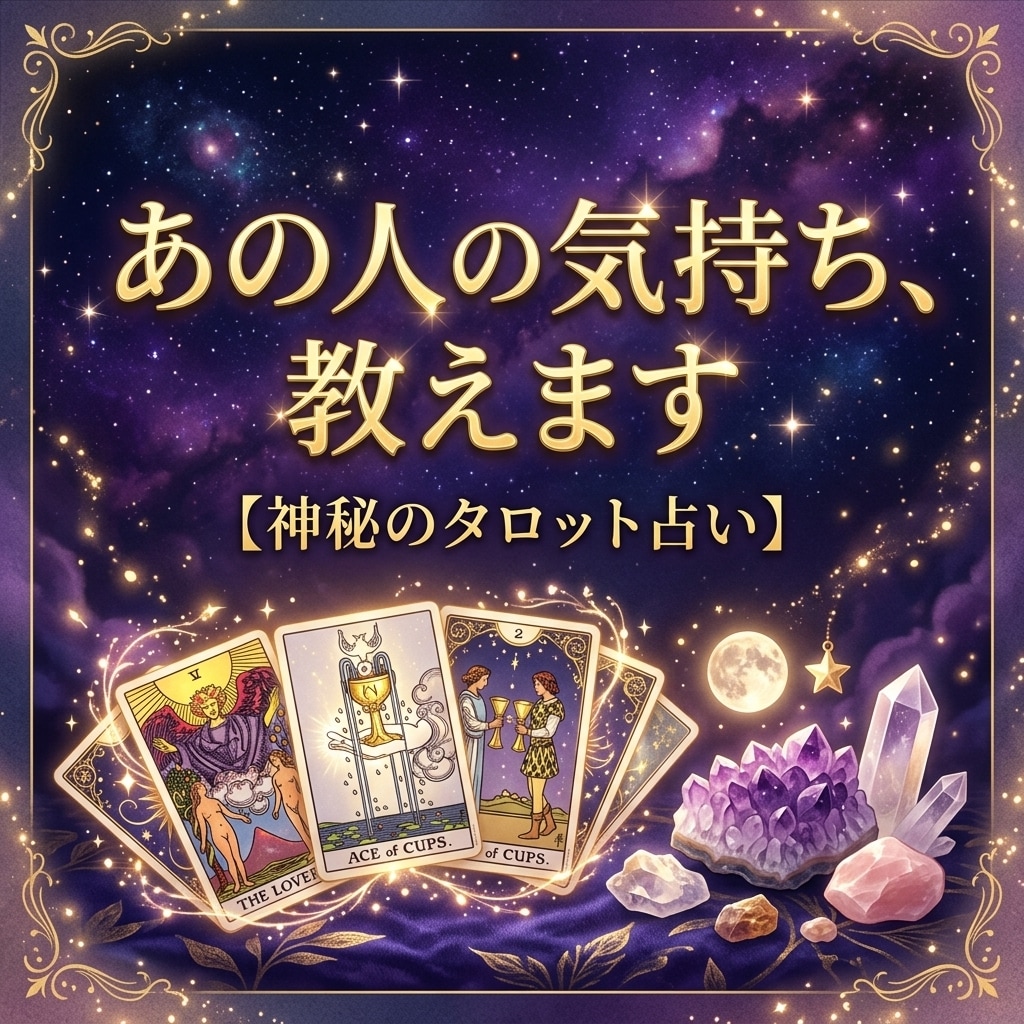 タロット×チャネリングで相手の気持ちを鑑定します あの人の本音を、霊感とタロットでお届けします イメージ1