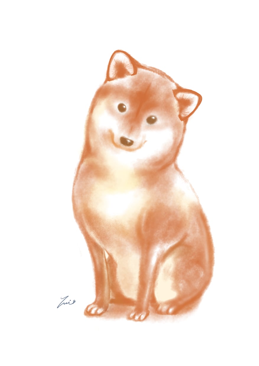 水彩風イラストやマスコット風イラストが描けます あなたの大切な家族や好きな動物をふんわりイラスト化！ イメージ2