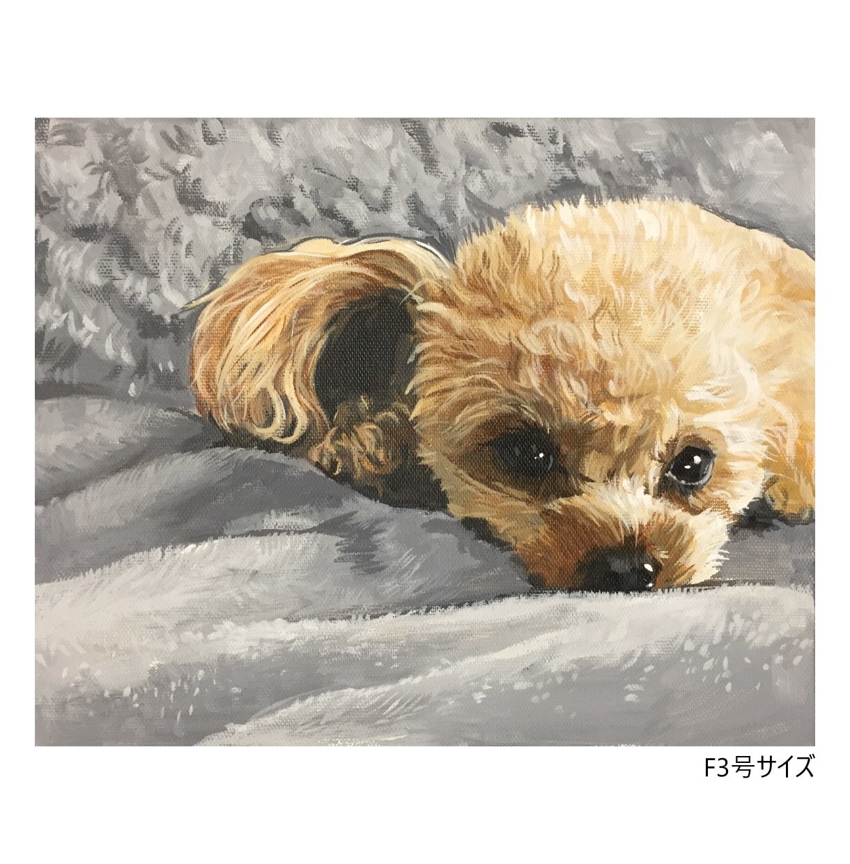リアルなペットの油絵を制作します キャンバスに描く本格的な絵画をご提供 イメージ7