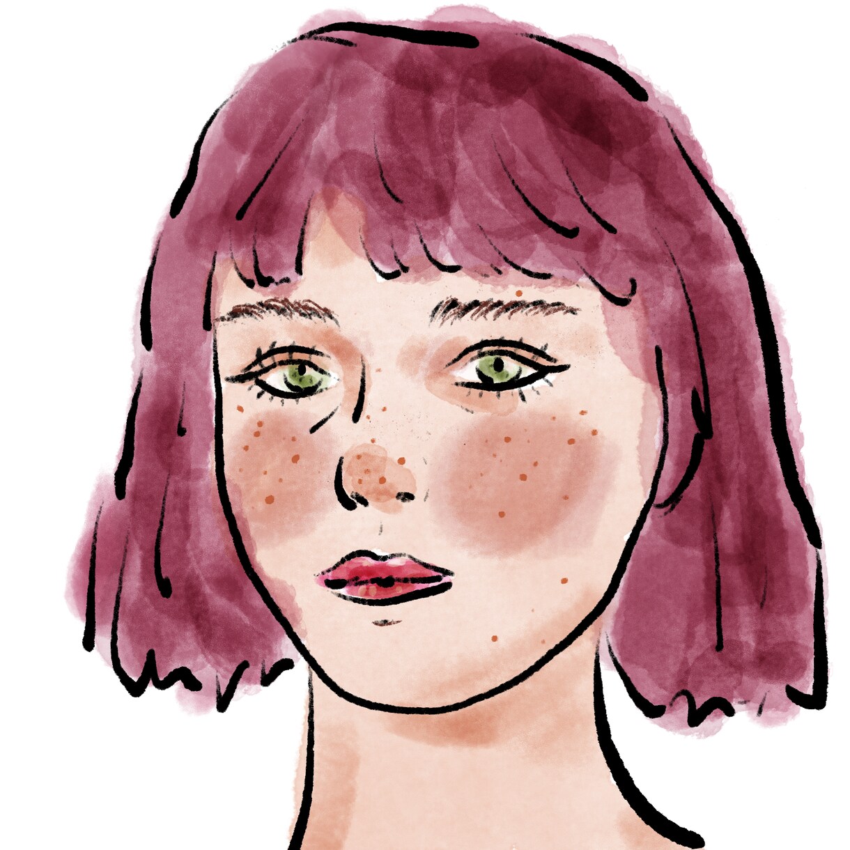 あなたの似顔絵ニュアンスで描きます ヘンテコな世界観であなたを表現します イメージ7
