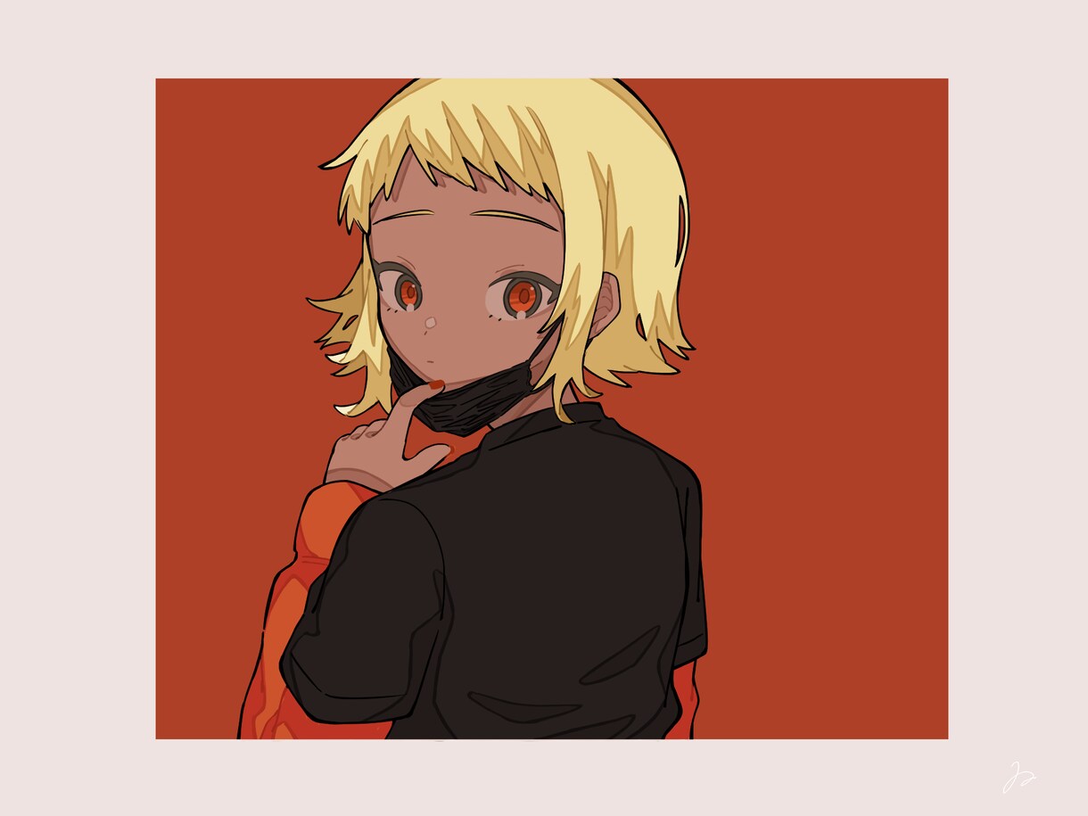 かわいいキャラクターイラストを作成します クールでかわいい女の子を描きます！ イメージ3