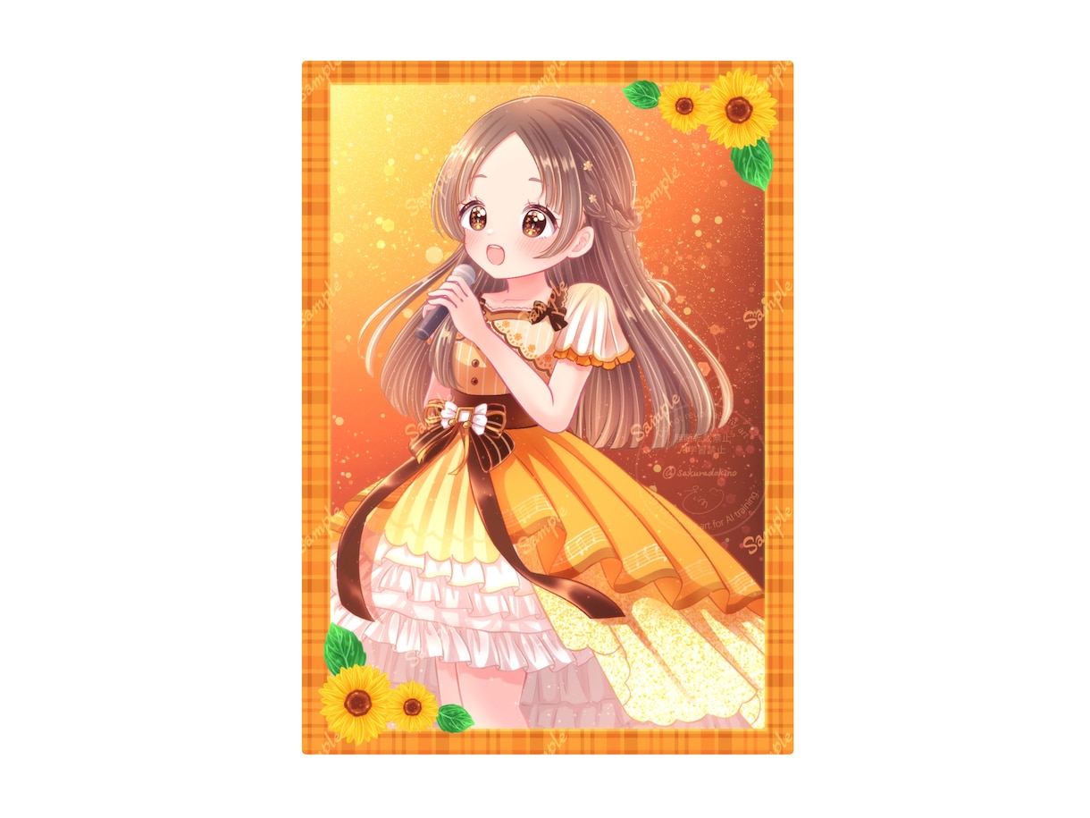 キラキラかわいいイラスト✧お描きします アイドルさんのフラスタ・グッズ・メッセージカード等にも◎ イメージ6