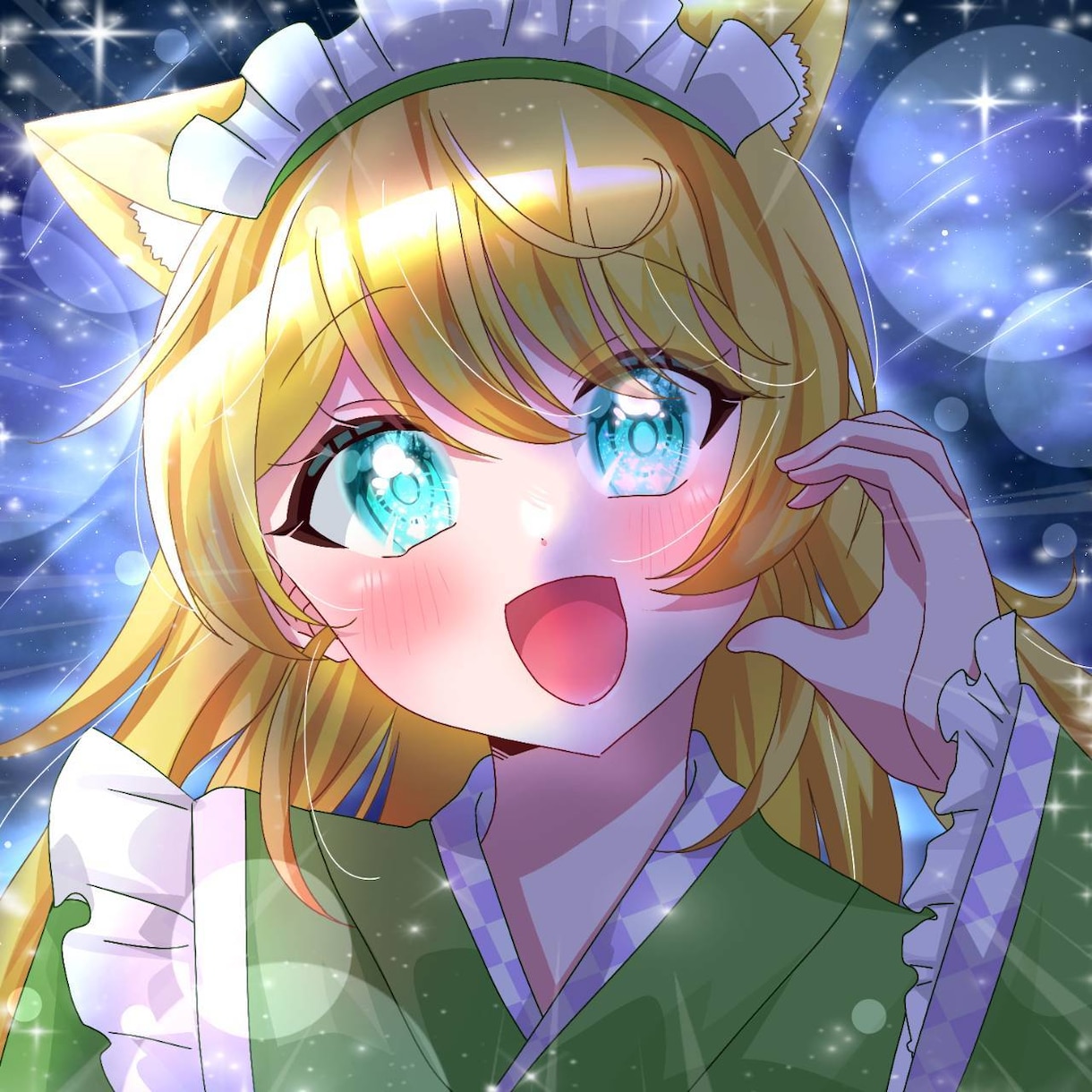 安くて早い！キラキライラスト描きます アイコン／1枚絵／立ち絵など！お見積もり即対応☆ イメージ1