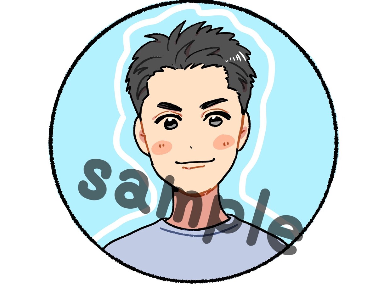 写真をもとにSNS用アイコン、イラスト作成します 最短即日◎ゆるふわイラストやリアル風イラストをお届け♩ イメージ7