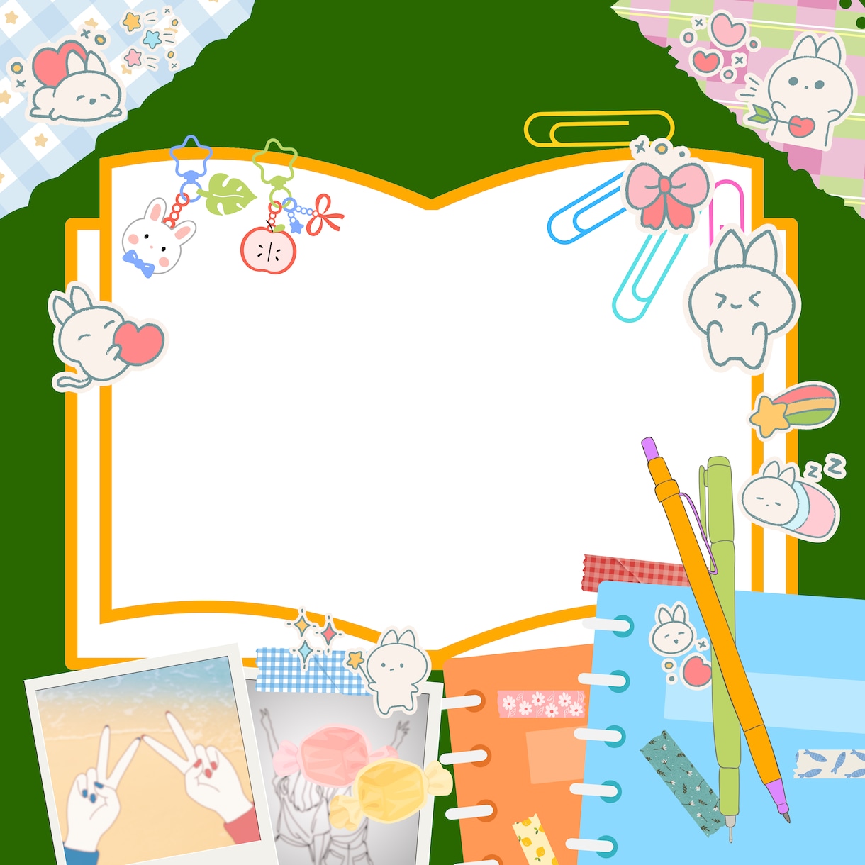 アイコンリング、ヘッダー、サムネ、背景　作ります 端まで盛り盛り！可愛いデザインいかがでしょう イメージ2