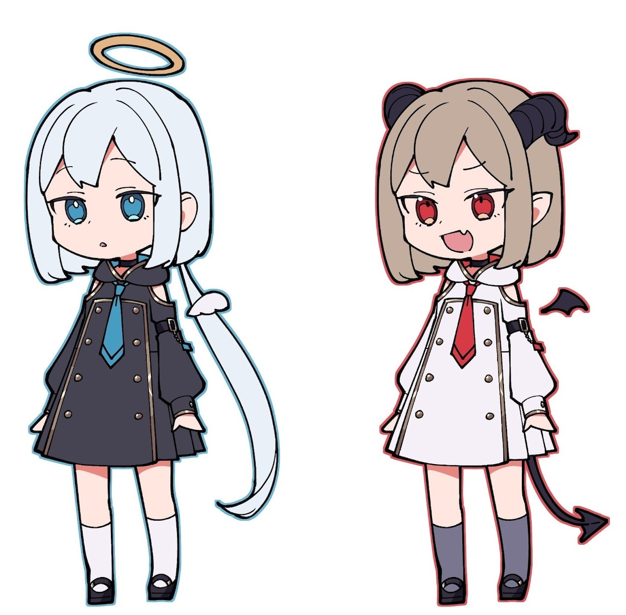 グッズやアイコンに！かわいいSDイラスト描きます カラフルでポップなデフォルメイラストをご提供いたします！ イメージ1