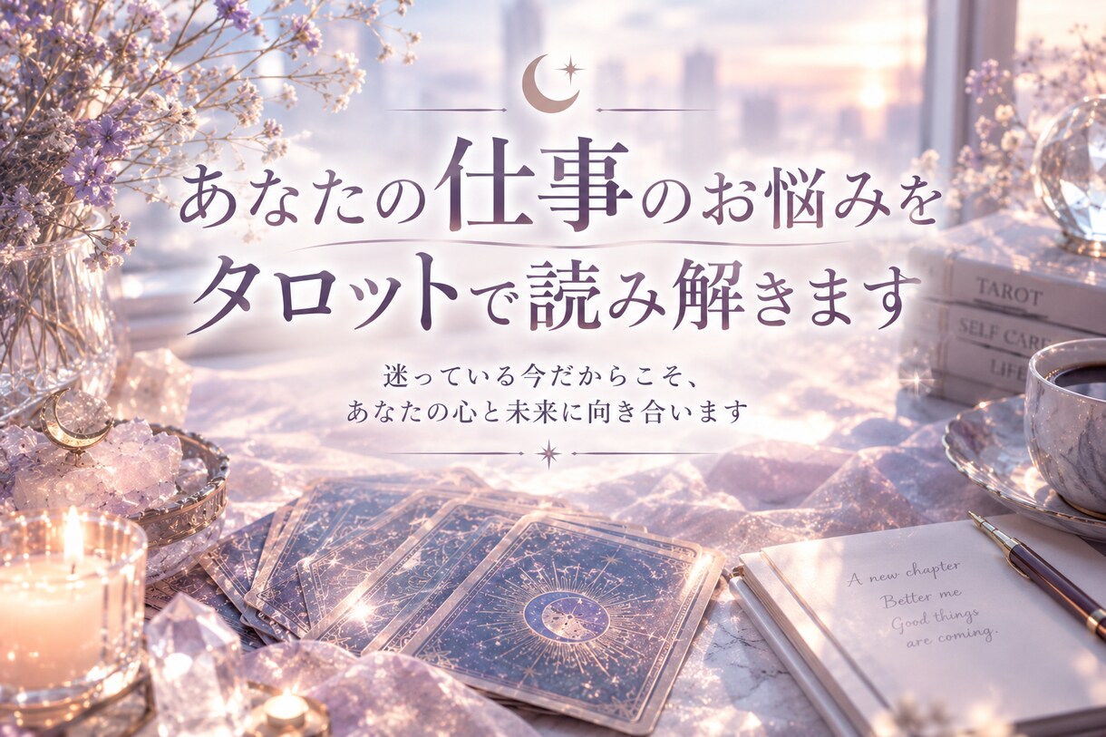 あなたの仕事のお悩みを波動タロットで読み解きます 迷っている今だからこそ、あなたの心と未来に向き合います イメージ1