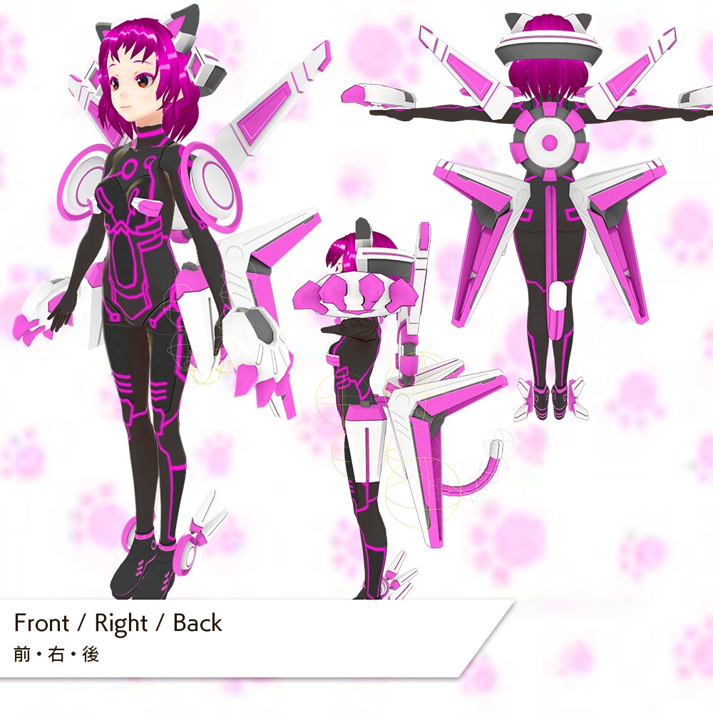3Dキャラクター制作いたします VRoidStudioでキャラクターをカスタムオーダーメイド イメージ3