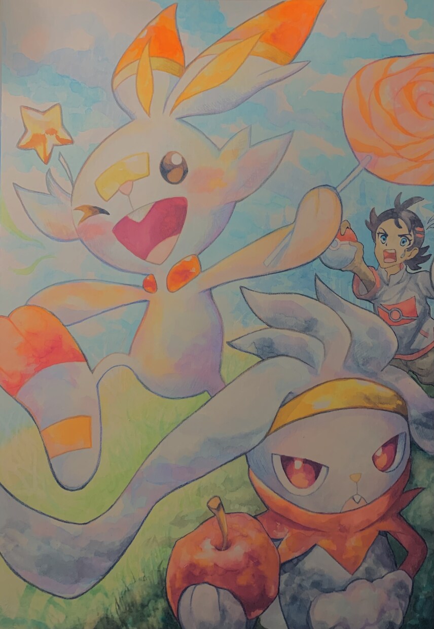 あなただけのポケモンお描きします お部屋に飾って頂いたり背景、アイコンなどに イメージ3