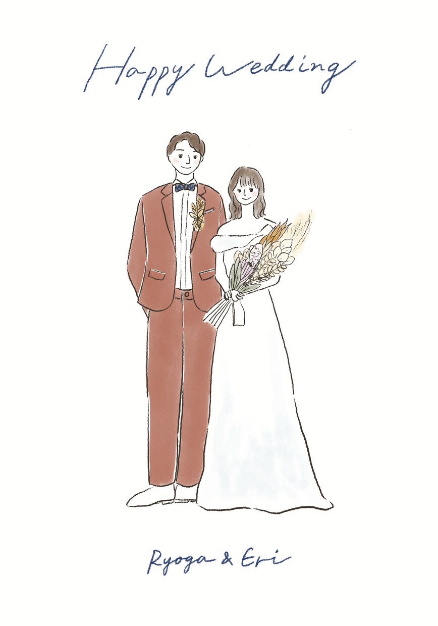 ナチュラルなウェルカムボード描きます 暖かみのあるイラストがお好きな方へ イメージ4