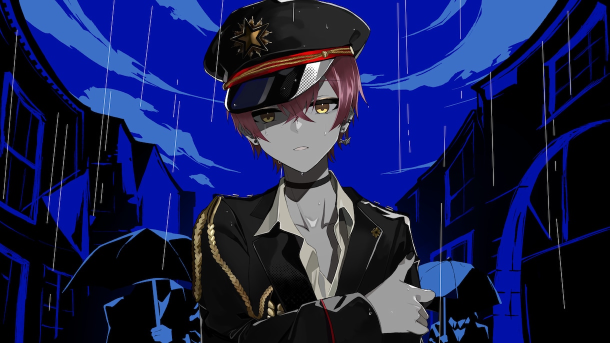 サムネイルイラスト、MV用イラストを作成します 【歌ってみた向け】本家様に絵柄寄せ、個性出し対応可能です。 イメージ2