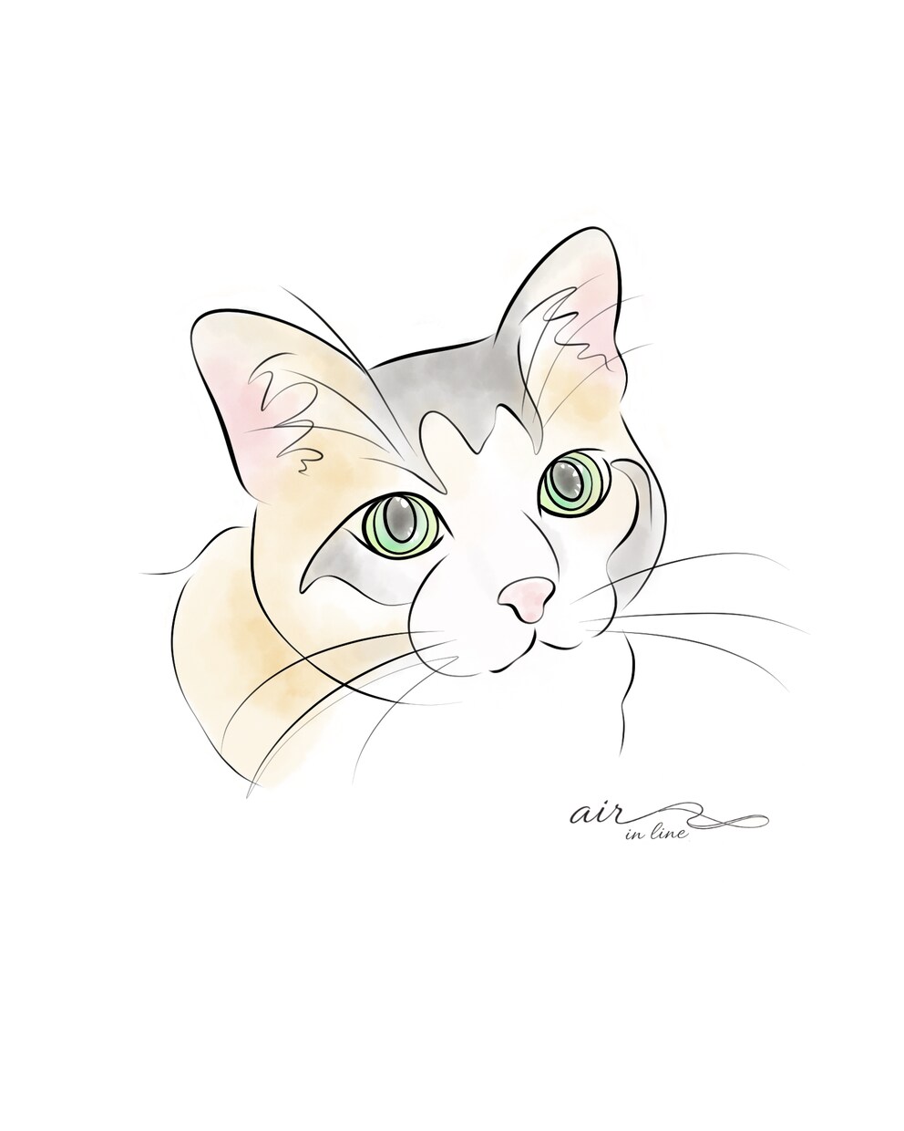 大切なペットをやさしく描きます ほんわかペットイラスト・アイコンやギフトにも◎ イメージ3