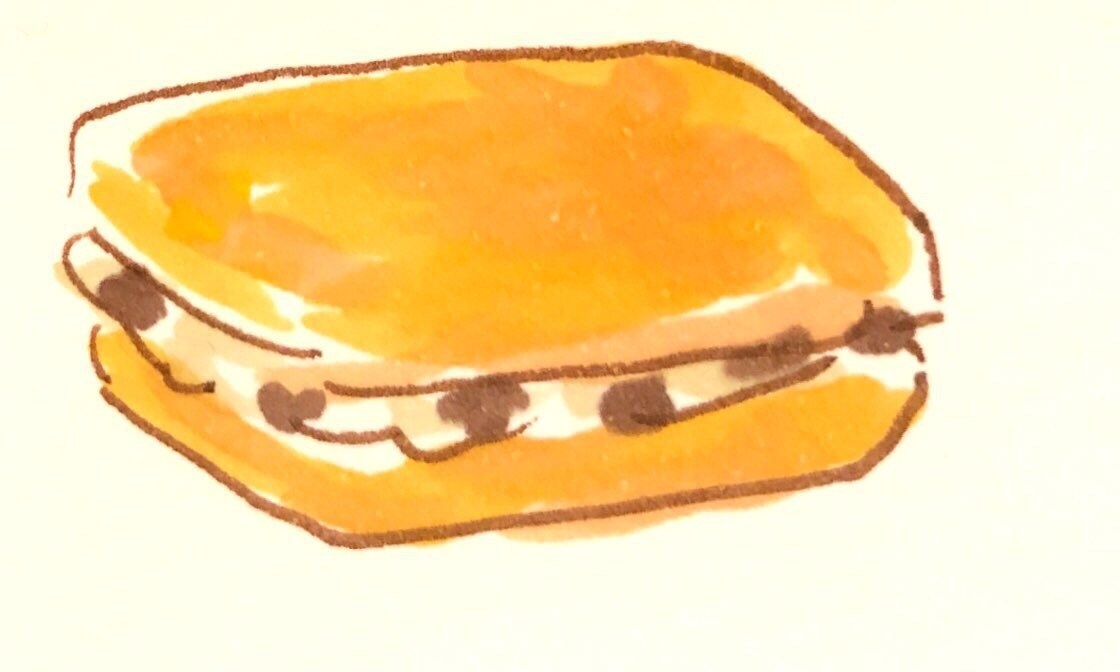 チラシや名刺にかわいい食べ物イラストを描きます ゆるさ倍増！パン教室講師がおいしそうな食べ物を描きます！ イメージ1