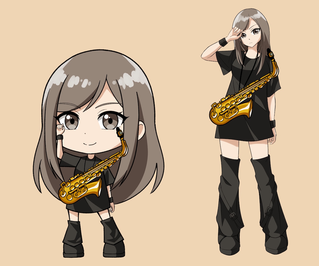 ミニキャラ、SNSアイコン作成します 似顔絵、デフォルメ、ミニキャラ、ちびキャラなど イメージ2