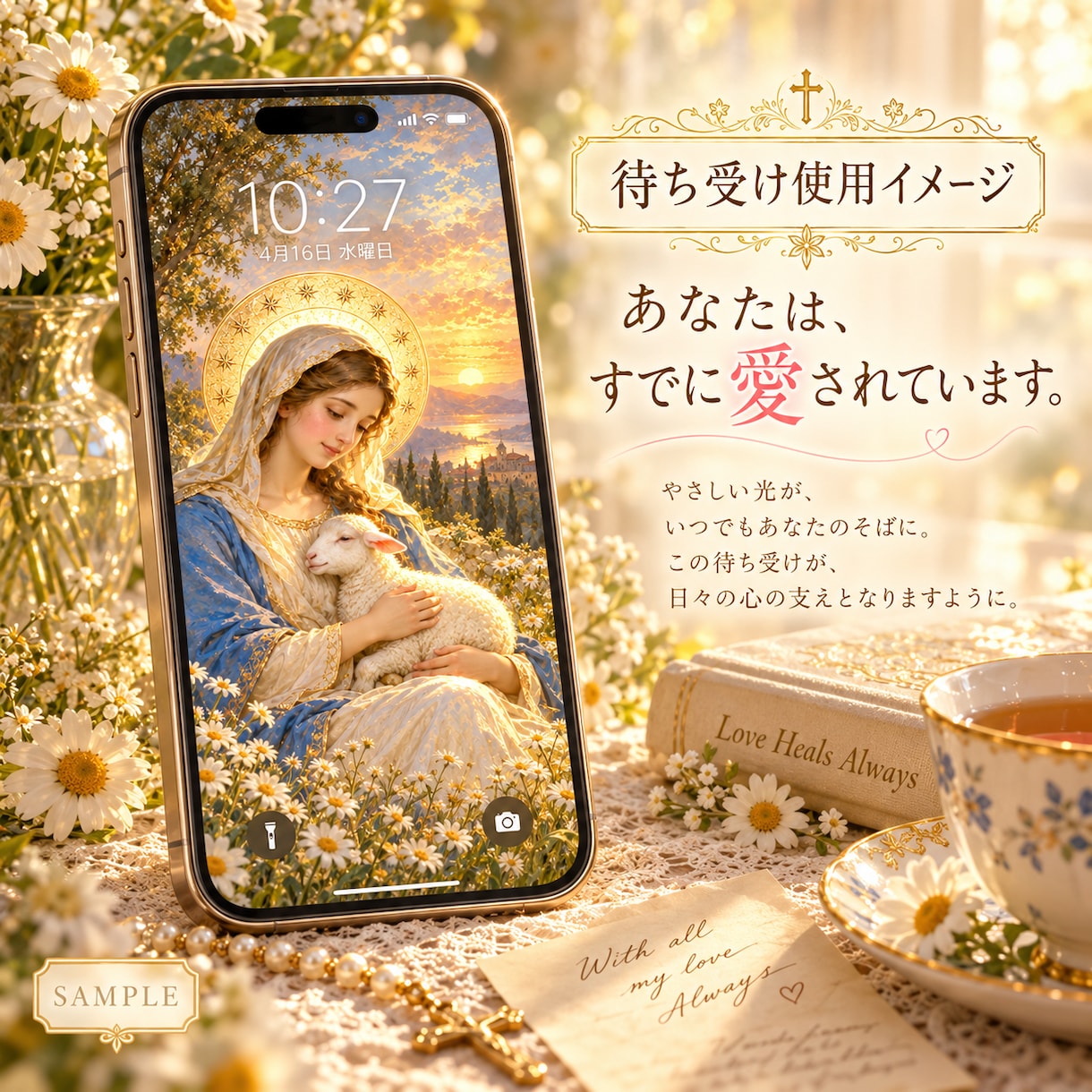 神様の想いを画像と共にお届けします 【オリジナル画像付き】神様からのメッセージ イメージ3