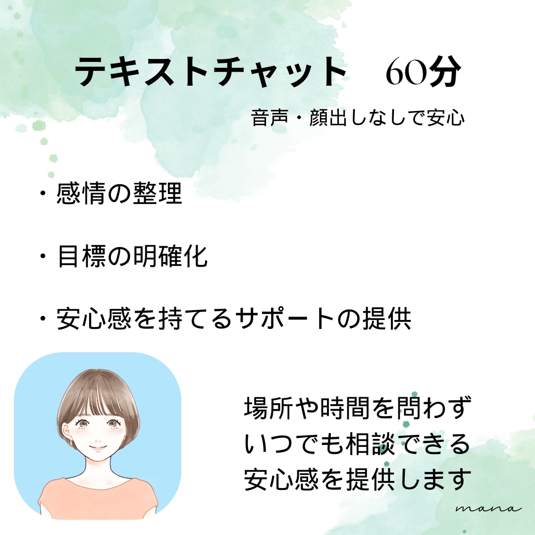 休職からの復帰における不安をお聞きします 早朝深夜対応可★60分間チャット★顔出しなし・音声なしで安心 イメージ1