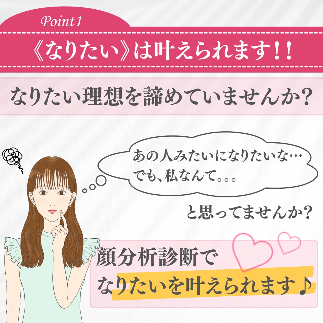 顔分析|あなたのお顔を客観的に分析します あなたの素顔の特徴と魅力をお伝えし、輝ける人生に導きます♡ イメージ2