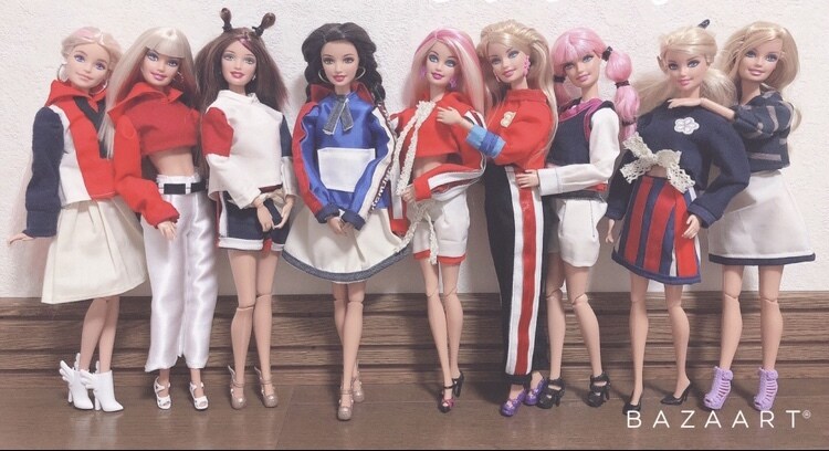 ドール人形の服を趣味で作っています サイズはバービー※少し大きいですが、リカちゃん人形でも可能 イメージ1