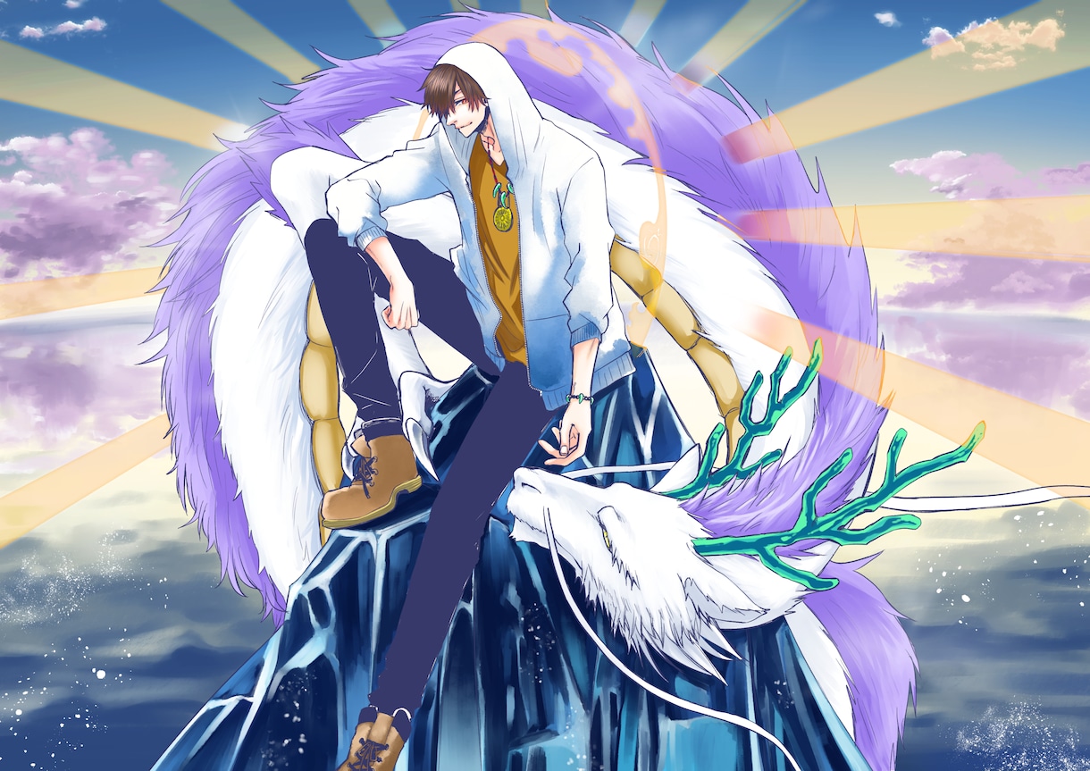 ご希望のイラストをあなたへ贈ります 特にイケメン男性をおまかせください！ イメージ3